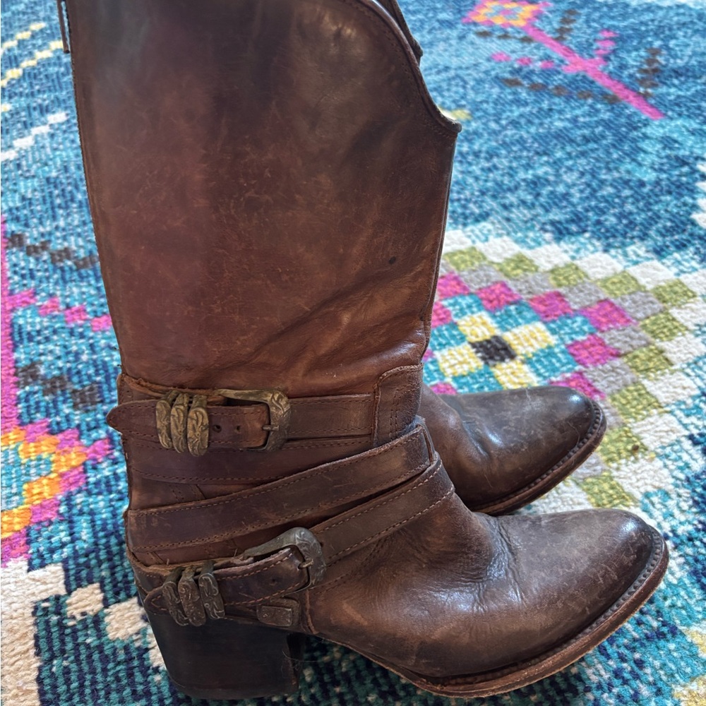 Freebird by Steve Pikes Brown Leather Boots. Size 7. Excellent condition
